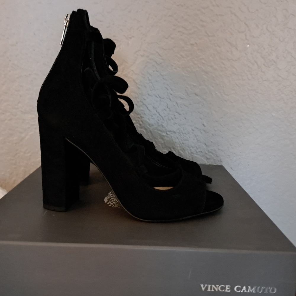 Vince Camuto Black Heels